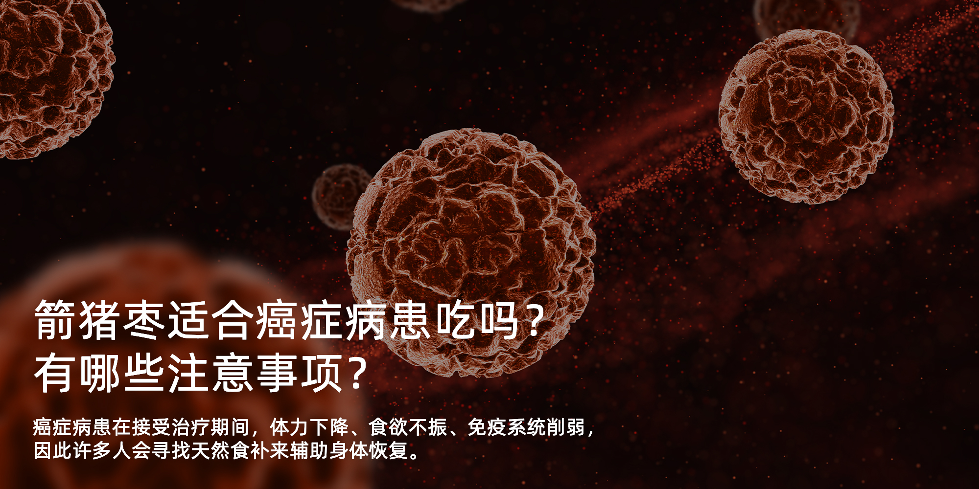 箭猪枣适合癌症病患吃吗？有哪些注意事项？