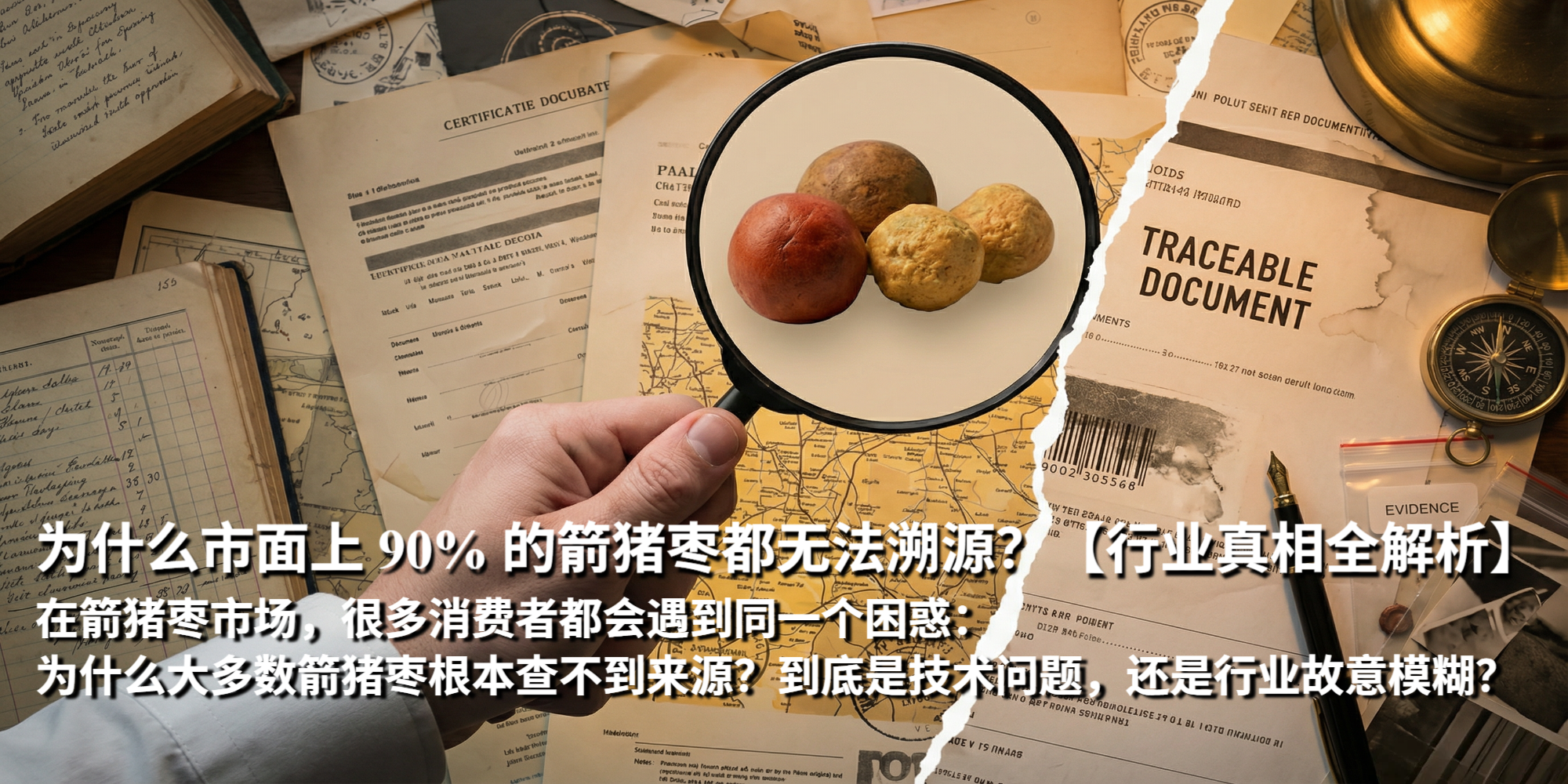 箭猪枣溯源的图片表达