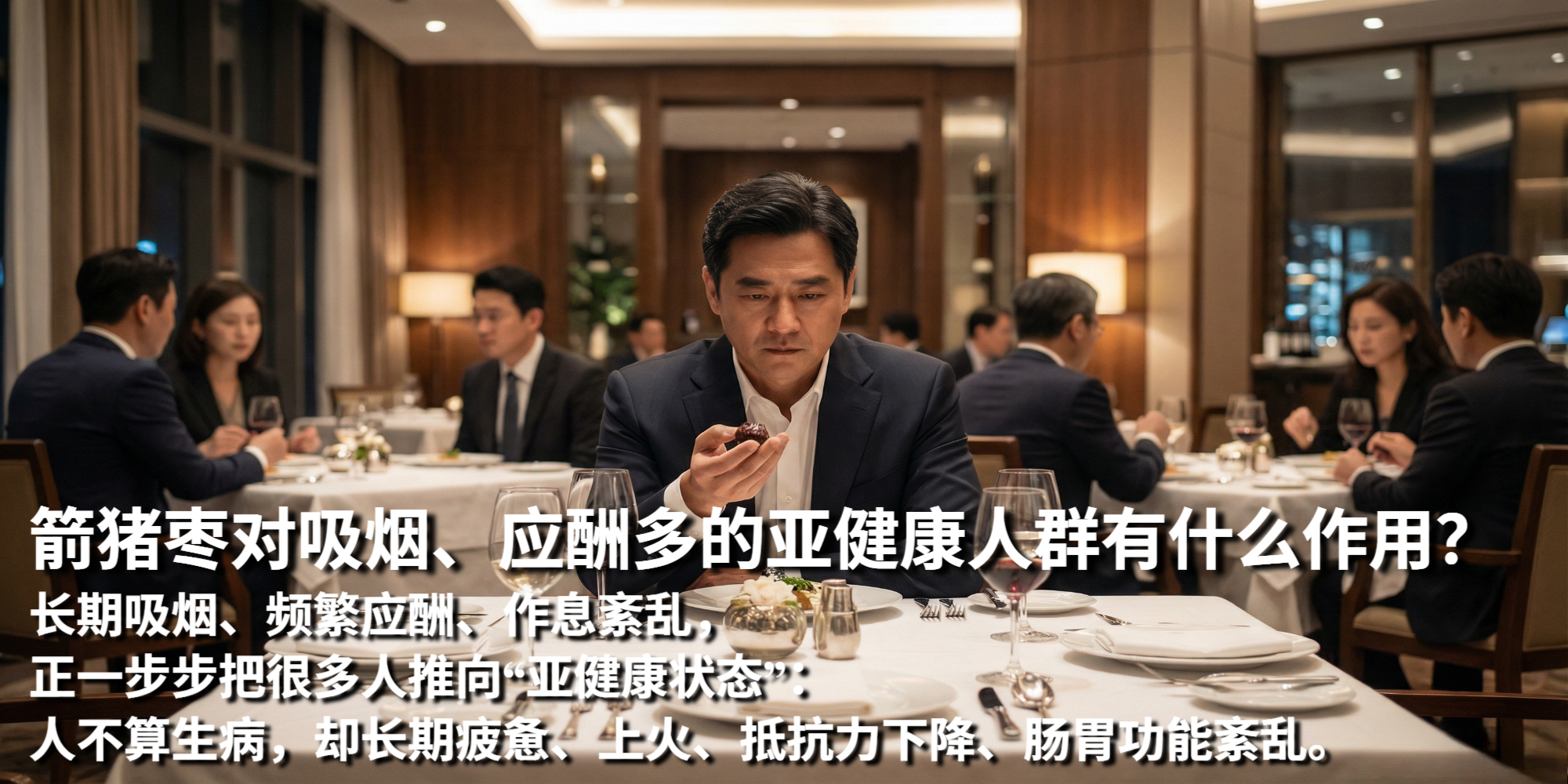 箭猪枣对亚健康的人影响